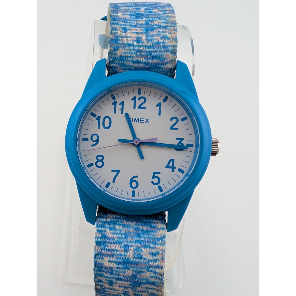 Timex‎ Kids Watch 32mm Blue Case Nylon Band- New Battery